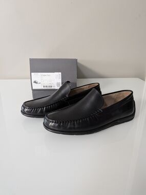 Ecco Men's Leather Moc Toe Loafers
